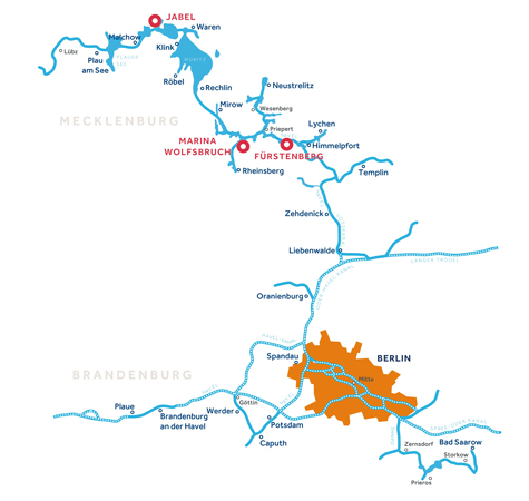 Gewässerkarte Deutschland