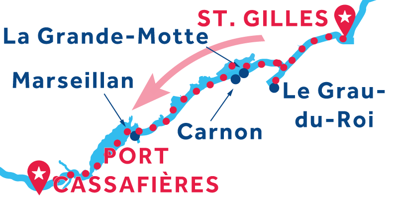 Saint-Gilles to Port Cassafières
