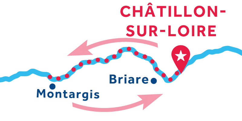Châtillon-sur-Loire RETURN via Montargis